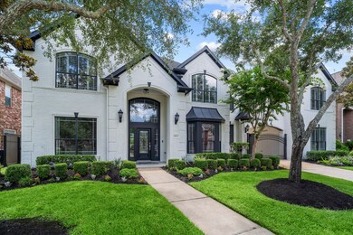 Classic and sophisticated two-story facade with a