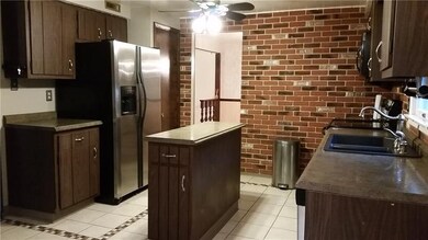 Updated Eat in Kitchen with newer Ceramic Flooring