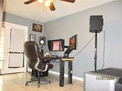 Bedroom/Office/Dining room w/half bath, downstairs