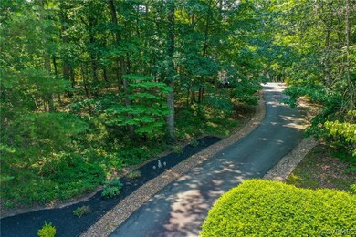 Driveway as you approach the home.  It is sloped b