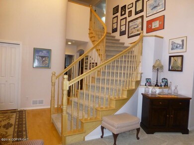 Sweeping Staircase  off Entrance