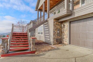 Stair way to front door