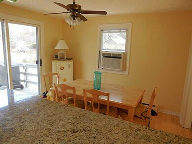 Kitchen. Nice dining area off kitchen with access
