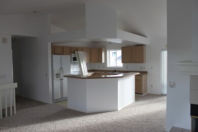 from living room to kitchen