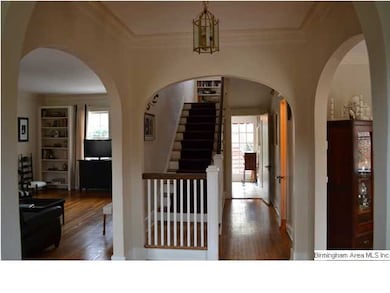 Grand arched entry.