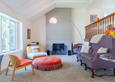 Living Room w/ Vaulted Ceiling