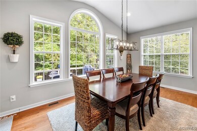 Morning room breakfast nook featuring an inviting