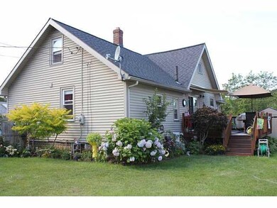Other Backyard view with deck