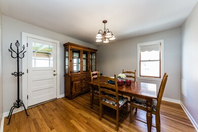 Dining off kitchen could also serve as family room