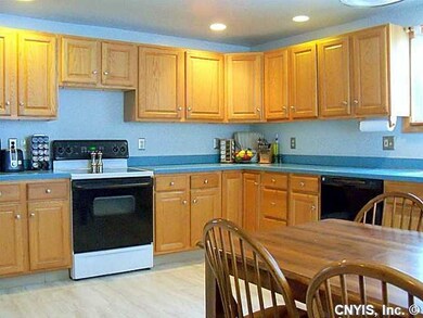 Kitchen. Large eat in kitchen with solid surface c