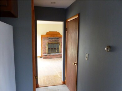 View from the kitchen toward the...