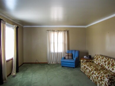 Living room with large window
