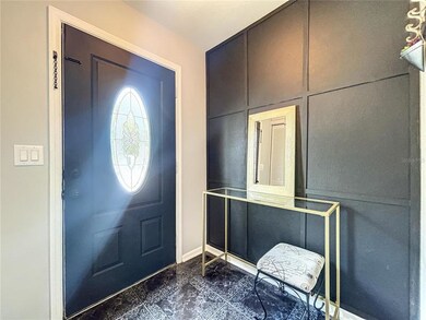 Foyer with coat closet
