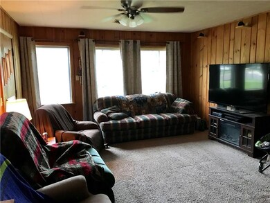 open concept kitchen to living room