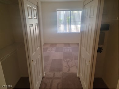 Corridor with carpet floors
