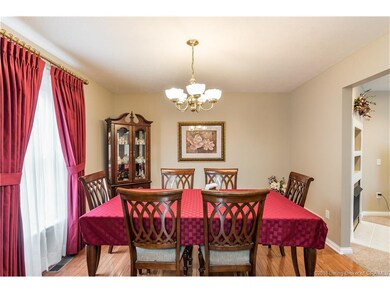 This formal dining offers extra entertaining space