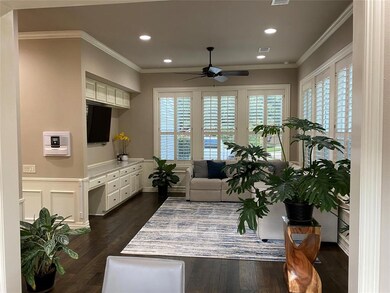 3rd living area is right off the kitchen.  Large b