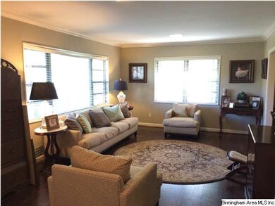 Spacious formal living room. Beautiful hardwoods