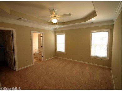 Master Bedroom. Large master bedroom with trey ceiling.