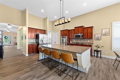 Kitchen with 12 Foot Ceilings