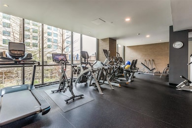 Residents have their own fitness room.