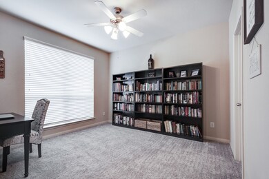 Study has a walk-in closet and access to full bath. Could be a Mother-in-law suite.