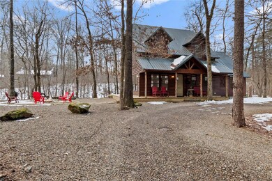 View of front of house with covered porch
