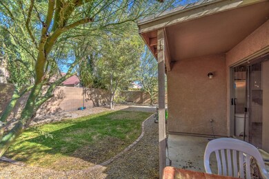 Back yard and patio