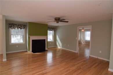 Living room and Gas fireplace