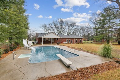 Just wait to see the beautiful colors all around the pool when the perennials bloom.
