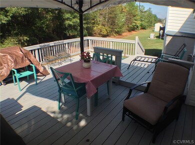 Another perspective of deck, welcoming and relaxin