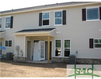 Exterior Front. Rear of home with cover porch and 