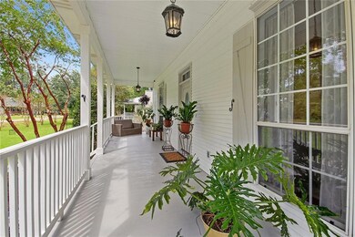 Spacious front porch for your morning coffee