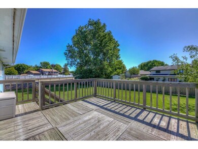 Spacious deck