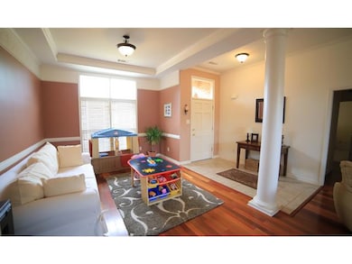 Entry Way and the Dining Room, currently being use