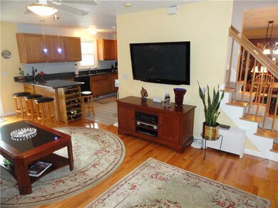Kitchen. Living Room with View of Kitchen