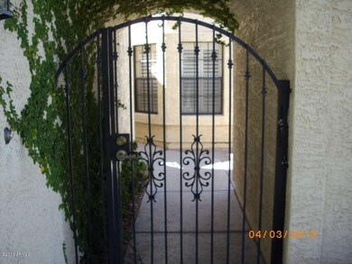 Gated courtyard