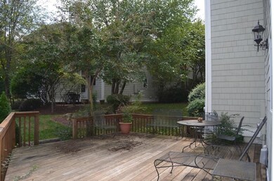 Deck is huge and has nice privacy.