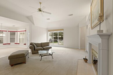 This lovely family room is the perfect space to gather with friends and family or simply enjoy a quiet evening with your favorite person.