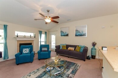 Plenty of natural light in living area