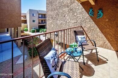 Private Balcony overlooks the Courtyard