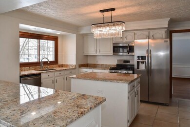 Stunning kitchen with granite countertops!