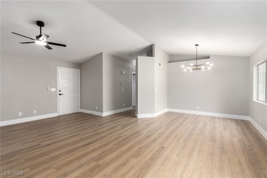 Living rm and dining area