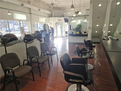 Hair cutting and drying stations