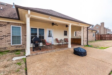 Covered back patio