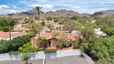 Backyard, facing front view
