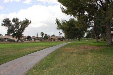 Private patio on golf course