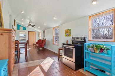 Kitchen through to the front door.