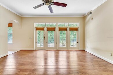 Living room facing conservation