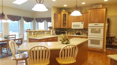 OPEN KITCHEN WITH EATING AREA IS GREAT FOR ENTERTA